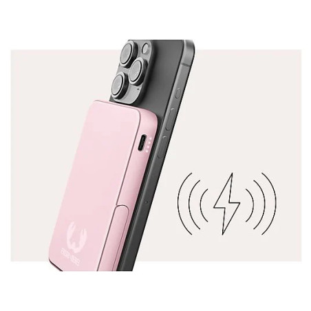 Powerbank sans fil magnétique 5000 mAh Pastel Pink - FRESH N REBEL - FNR_PWB_2PBM5000PP