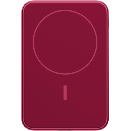 Powerbank sans fil magnétique 5000 mAh Berry Red - FRESH N REBEL - FNR_PWB_2PBM5000BR