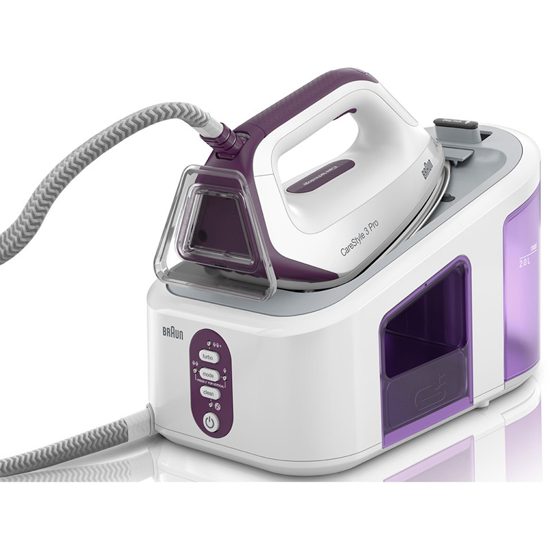 Centrale vapeur CareStyle 3 2400 W 2L Violet/Blanc - BRAUN - IS3155VI