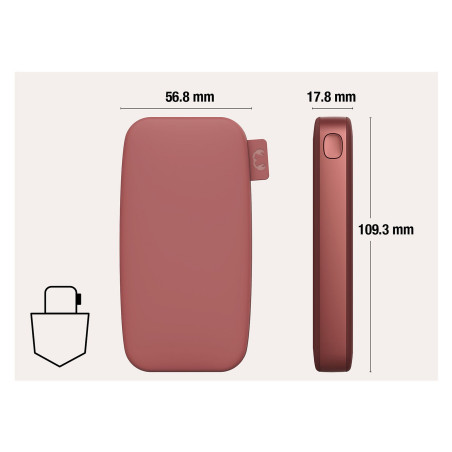 Powerbank 12000 mAh USB-C recharge ultra rapide & 20W - FRESH N REBEL - FNR_PWB_2PB12100SR