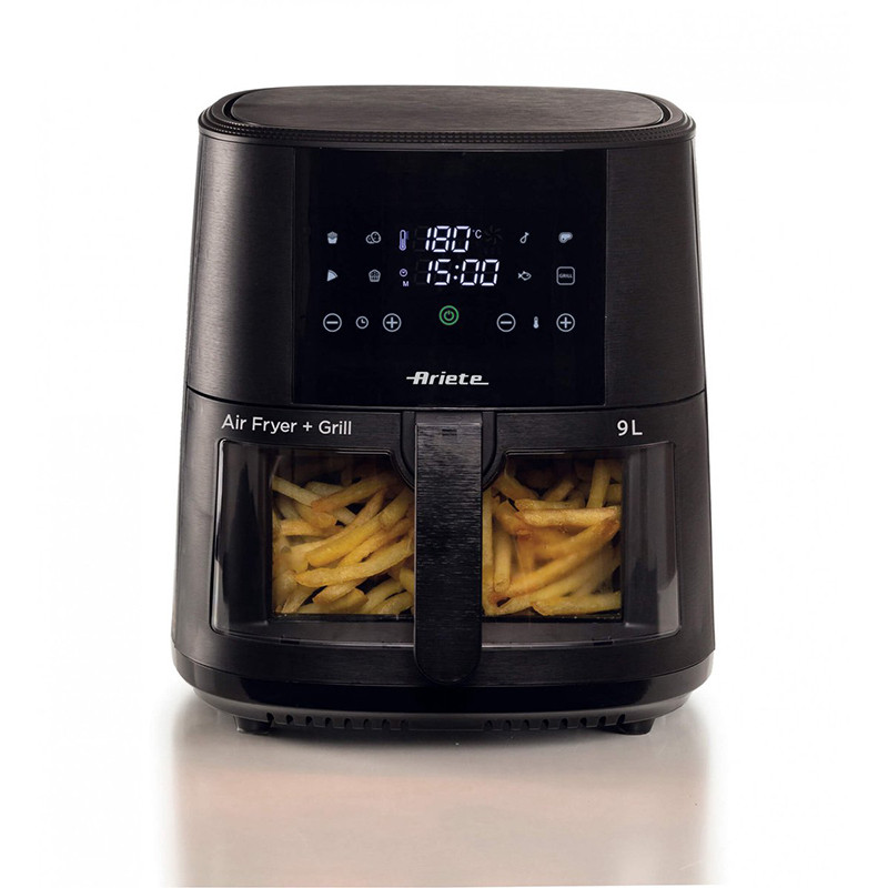 Friteuse sans huile à air chaud 1500W 9L Noir - ARIETE - ARI4630BK