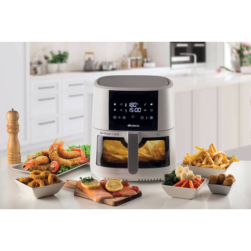 Friteuse sans huile à air chaud 1500W 9L Blanc - ARIETE - ARI4630WH