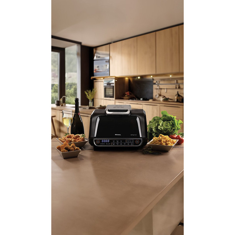 Friteuse sans huile à air chaud 2-en-1 AirFryer + Grill 1700W 8L Noir - ARIETE - ARI4635BK