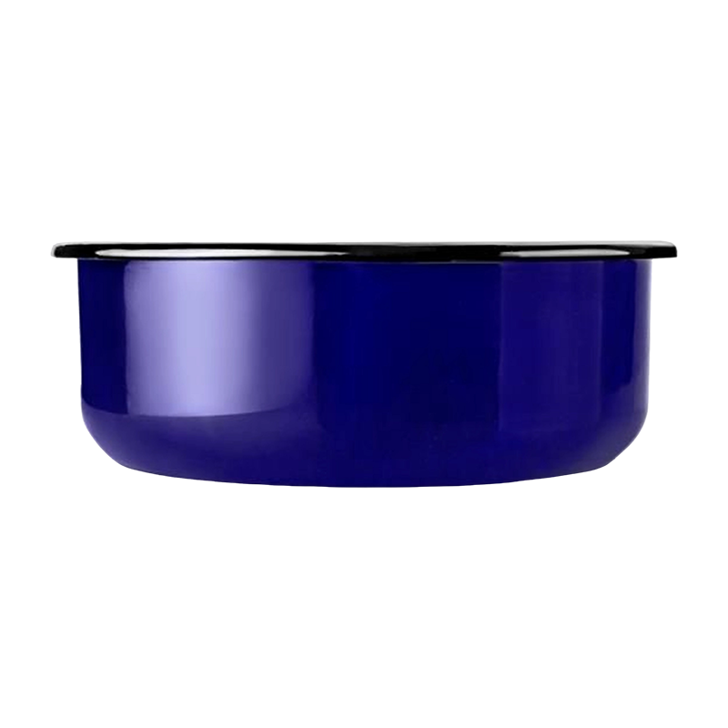 Récipient émaillé rond pour Airfryer 18 cm Bleu - IBILI - 919918