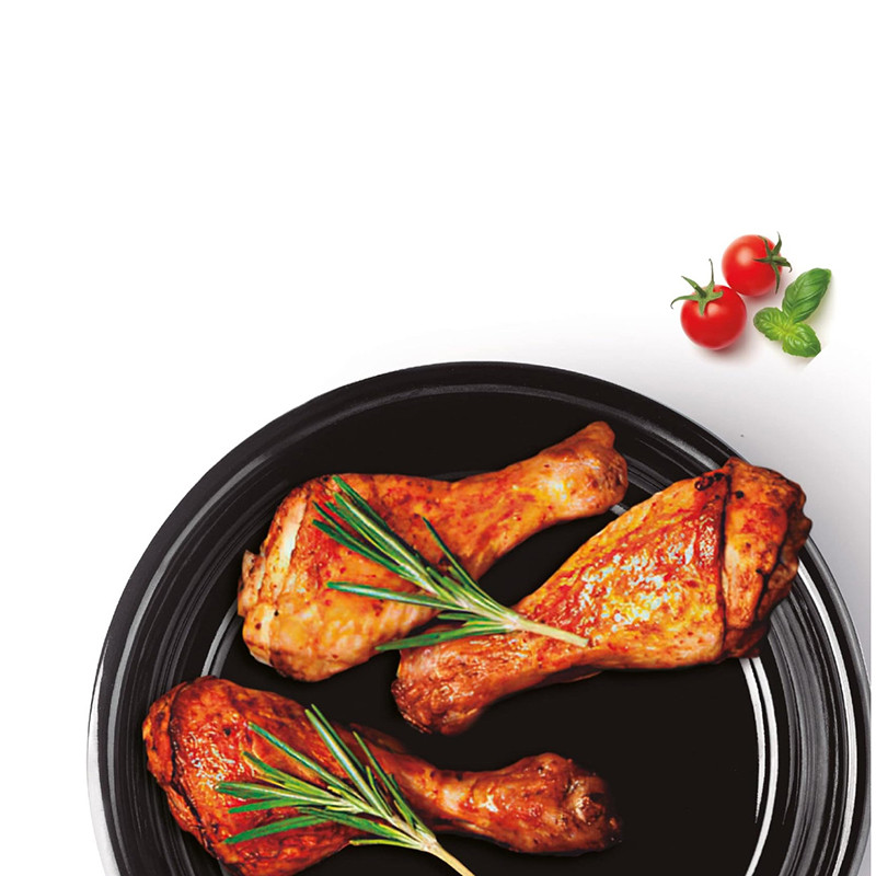 Récipient émaillé rond pour Airfryer 18 cm Bleu - IBILI - 919918
