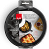 Récipient rond en silicone pour Airfryer 20cm Noir - IBILI - 876120