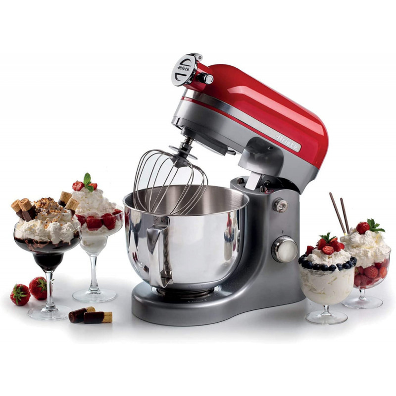 Robot pâtissier Moderna 5,5 L Rouge - ARIETE - ARI1589RED