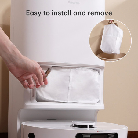 Sac à poussière pour aspirateur robot L10S/L10/L20 Ultra 3 L x3 - DREAME - DRERDB3