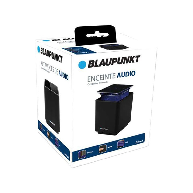 Enceinte carrée tactile portable Bluetooth BLP3300 Noir - BLAUPUNKT - BLP3300BK