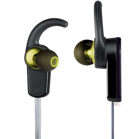 Écouteurs Bluetooth MySound Speak Active BT Noir/Vert - MELICONI - MEL497426