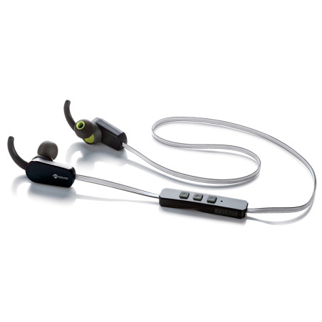 Écouteurs Bluetooth MySound Speak Active BT Noir/Vert - MELICONI - MEL497426
