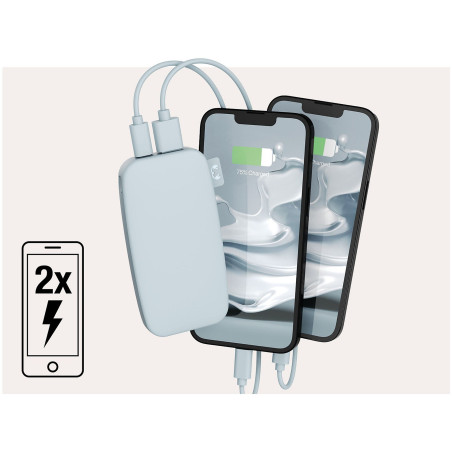 Powerbank 12000 mAh USB-C recharge ultra rapide & 20W - FRESH N REBEL - FNR_PWB_2PB12100DB