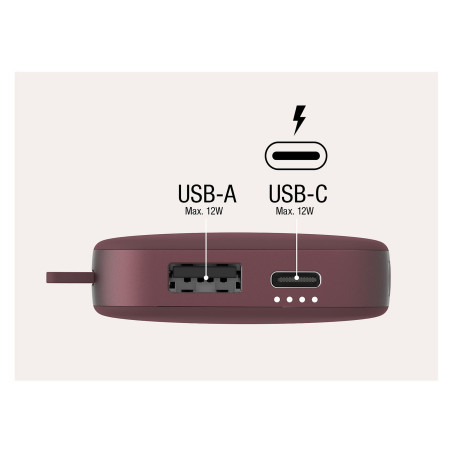 Powerbank 12000 mAh USB-C recharge ultra rapide & 20W - FRESH N REBEL - FNR_PWB_2PB12100DM