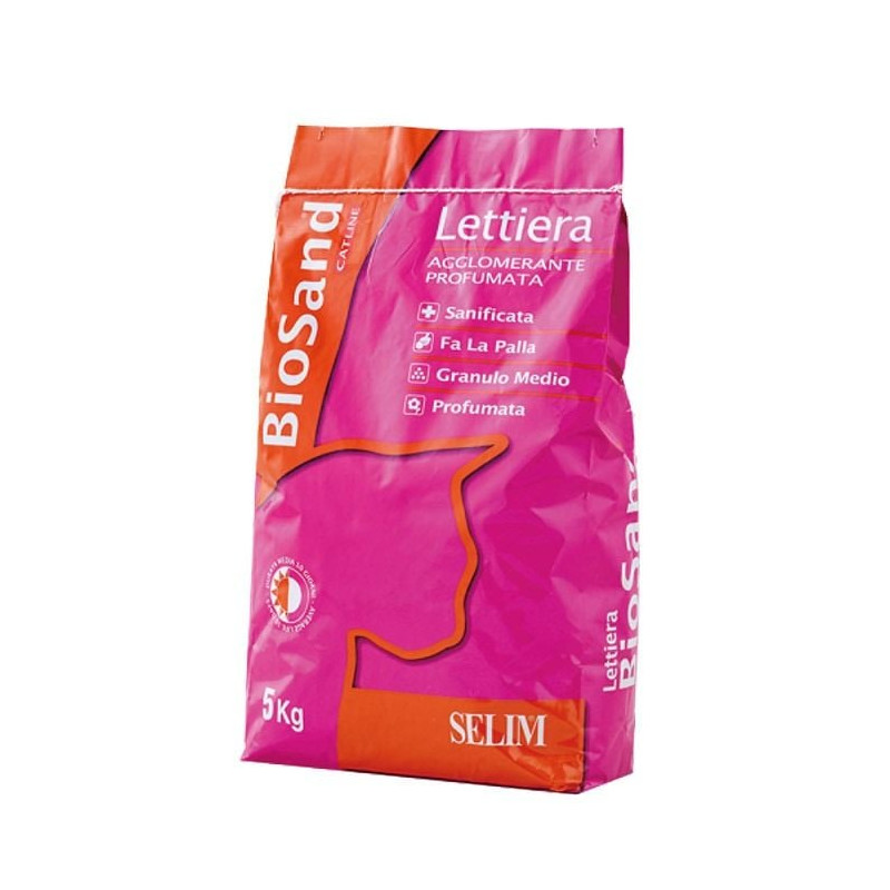 Litière Chat Agglomérante Parfumée 5 kg - Biosand