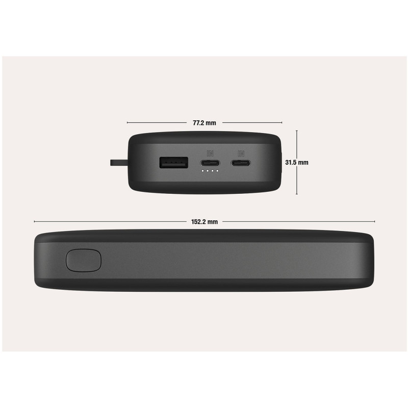 Powerbank 24000 mAh USB-C recharge ultra rapide & 20W - FRESH N REBEL - FNR_PWB_2PB24100SG