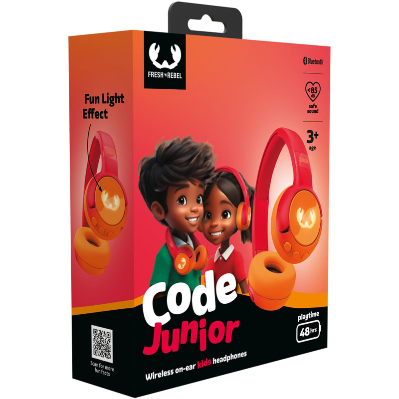 Casque audio enfant sans fil Code Junior Funny Fox - FRESH N REBEL - FNR_CAS_3JHP1000FF