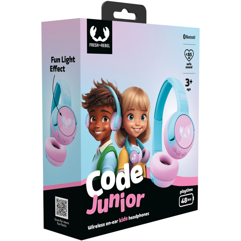 Casque audio enfant sans fil Code Junior Cool Candy - FRESH N REBEL - FNR_CAS_3JHP1000CC