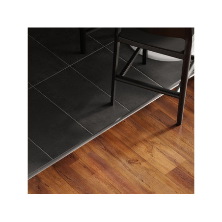 Barre De Seuil Adhésive Ou A Visser Métal. L.30 Mm X L.83 Cm Mat Métallique Arte