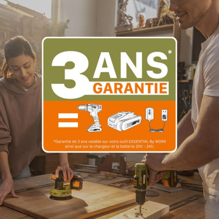 Scie sauteuse sans fil 1 batterie ESSENTIAL ES556 20 V 2 Ah