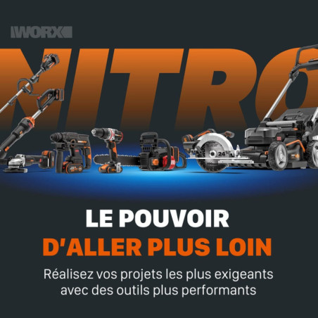 Batterie WORX. 20 V. 4 Ah Wa3644 lithium-ion