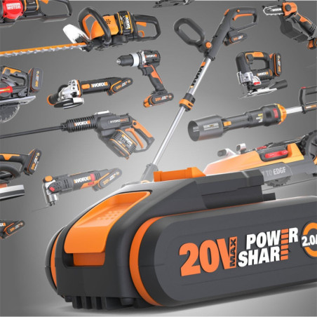 Batterie WORX. 20 V. 2 Ah Wa3639 lithium-ion