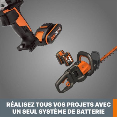 Batterie WORX. 20 V. 4 Ah Wa3644 lithium-ion