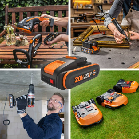 Batterie WORX. 20 V. 4 Ah Wa3644 lithium-ion