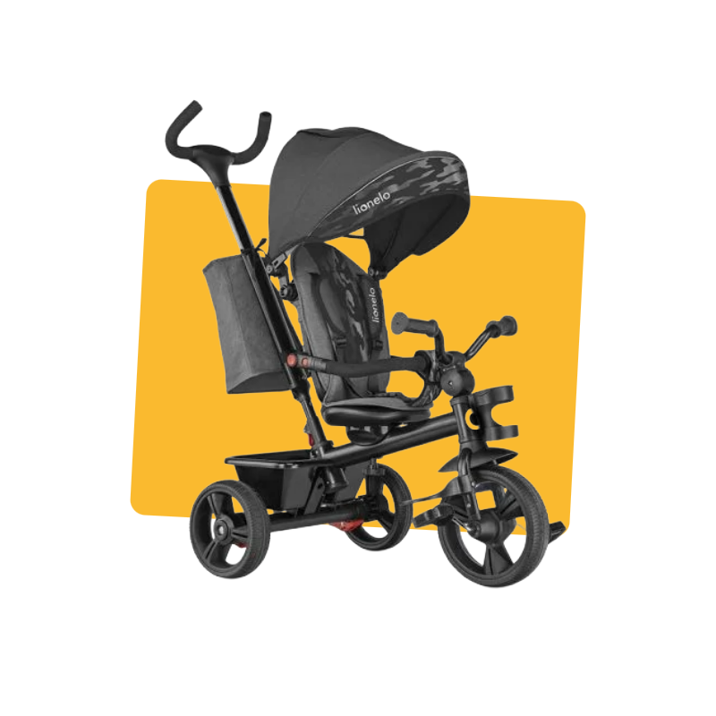 Tricycle pour bébé évolutif 2en1 – LIONELO - LIO-LO-HAARI STONE GREY