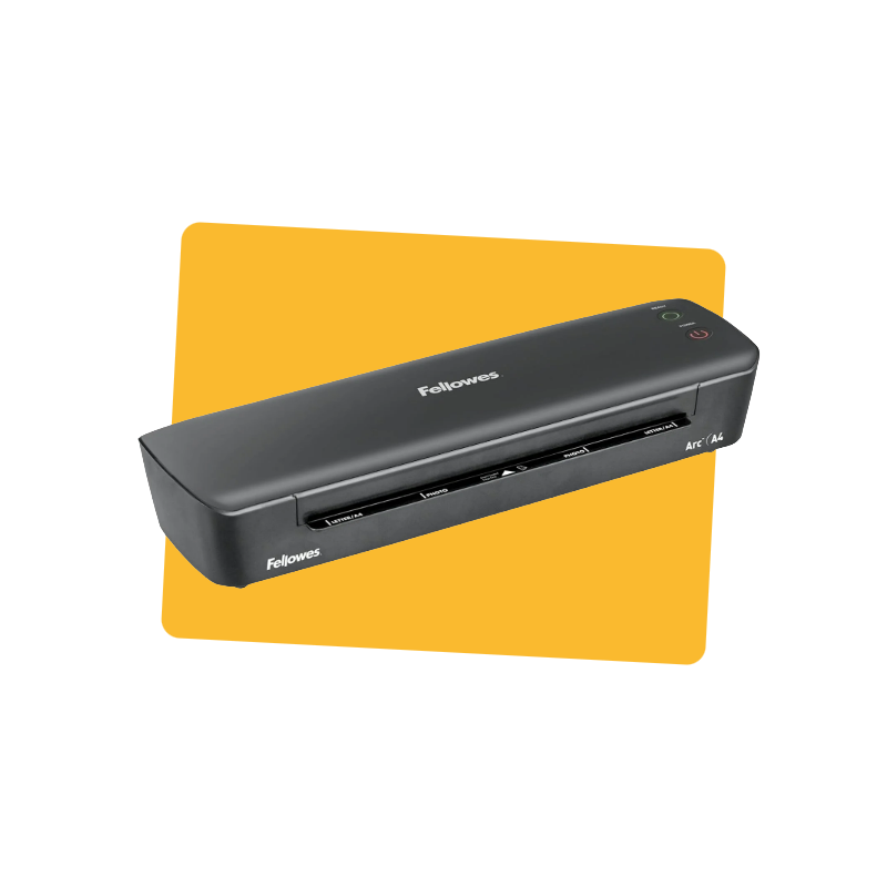 Plastifieuse A4 Arc 80 microns Noir – FELLOWES - 4570001
