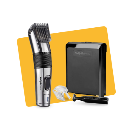 Tondeuse cheveux Carbon Steel Noir/Argent BABYLISS - E977E