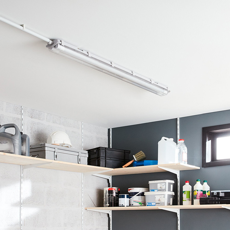 Réglette étanche led, 2xt8 128cm, 3600lm, 4000k, ip65, INSPIRE