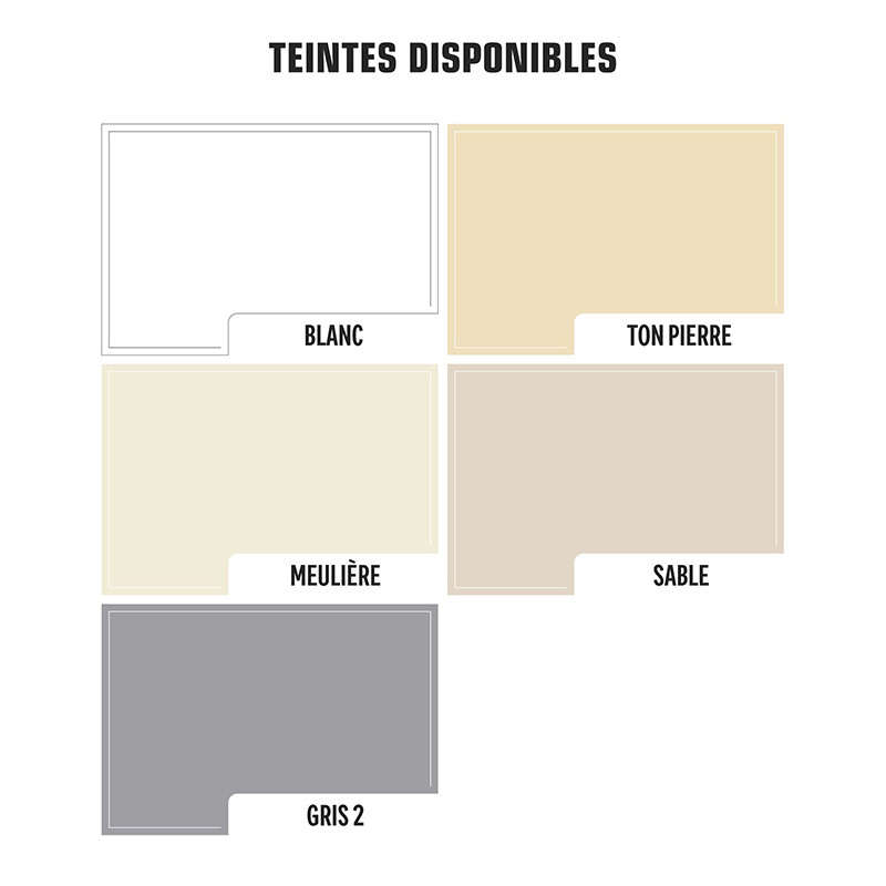 PEINT FAC UNIV LUXENS 12L BLC