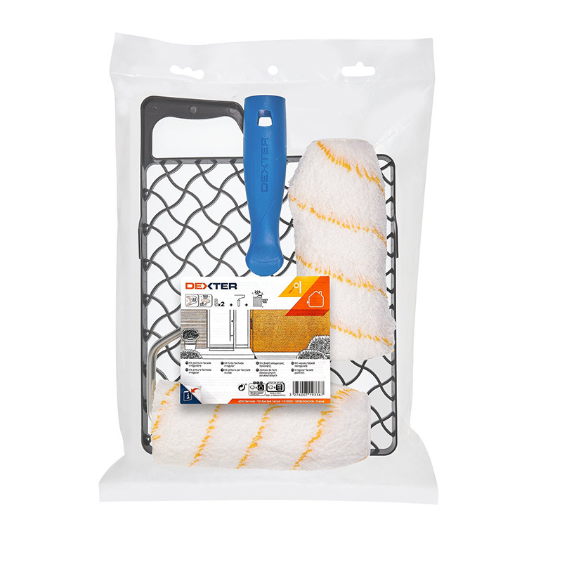 Kit peinture façade rouleau + recharge - DEXTER