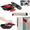 Kit d'outils pour peinture sans bavure Rouge/Noir