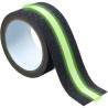 Ruban adhésif lumineux antidérapant 2 m Noir/Vert fluo