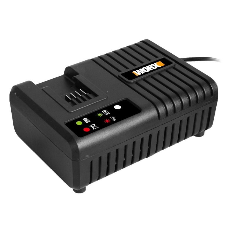 Chargeur ultra rapide pour batterie 20V Noir - WORX