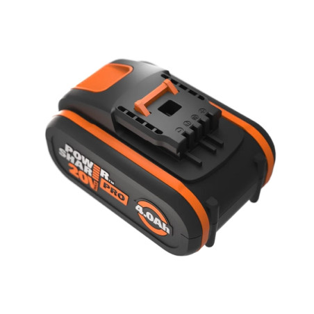 Batterie Pro 20V 4.0 Ah haute capacité avec indicateur Noir/Orange - WORX