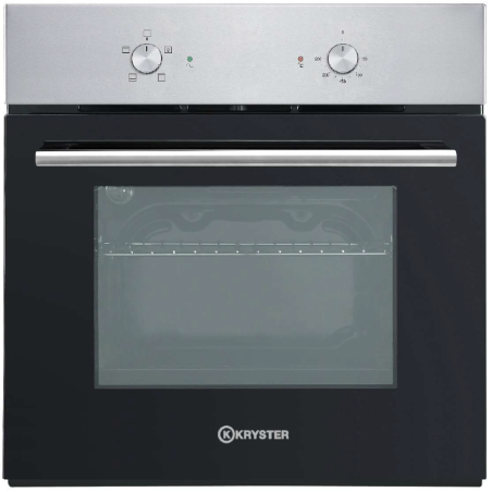 Four encastrable électrique 59L chaleur tournante inox - KRYSTER - KFE594F24X