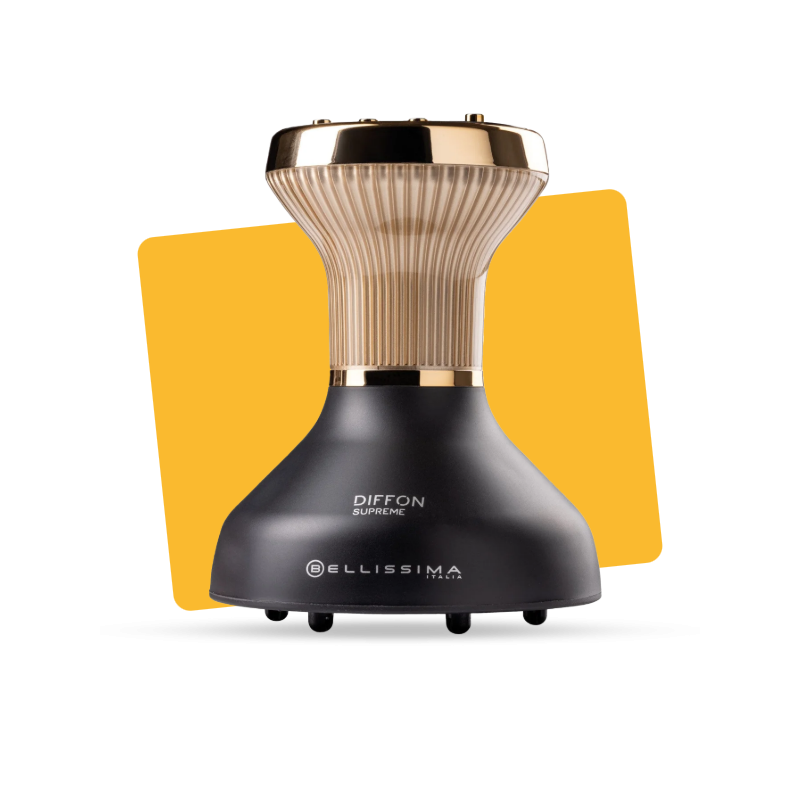 Sèche-cheveux Diffon Supreme Ion Care XL 770W Or/Noir - BELLISSIMA - 11824