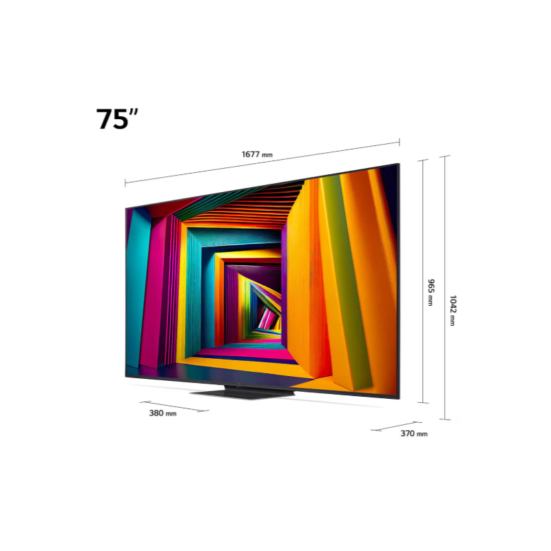 LG UHD AI 75UT91006LA.AEU TV 190,5 cm (75") 4K Ultra HD Smart TV Wifi Noir