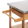 Desserte Grand Modèle Bambou/Métal - 5FIVE SIMPLY SMART - 167776