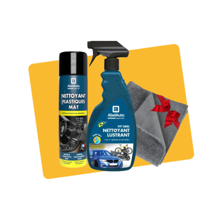 Pack nettoyage Auto sans eau + microfibre OFFERTE - ABEL AUTO - ABE003