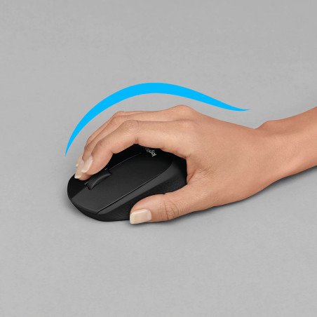 Souris sans fil Silent Optique pour droitier - LOGITECH - SOU_LOG_B330_BK