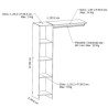 Kit dressing Basic 2 blanc H.180 x L.120.2 x P.39.6cm