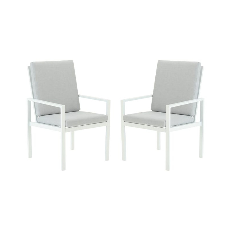 Lot de 2 fauteuils de jardin aluminium Las vegas - NATERIAL