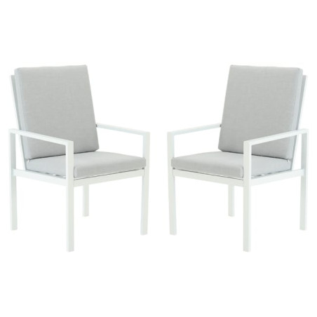 Lot de 2 fauteuils de jardin aluminium Las vegas - NATERIAL