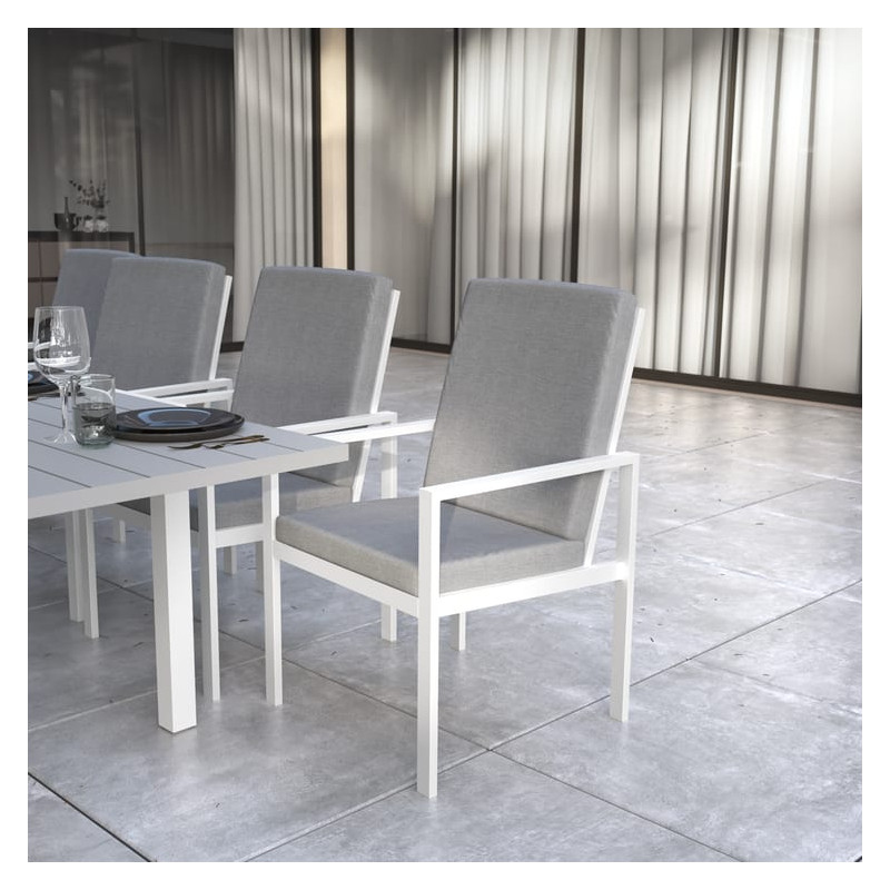 Lot de 2 fauteuils de jardin aluminium Las vegas - NATERIAL