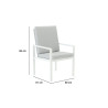 Lot de 2 fauteuils de jardin aluminium Las vegas - NATERIAL