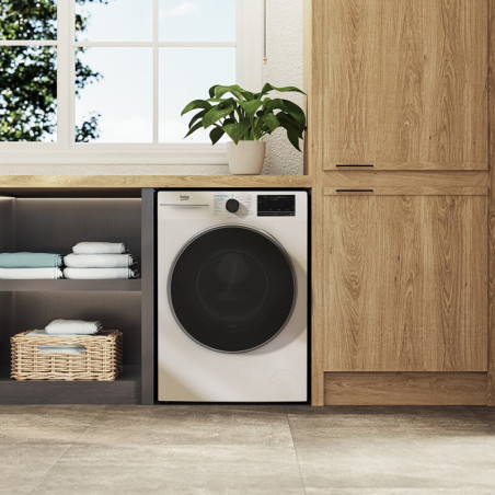 Lave-linge séchant hublot 1400 tr/min 12/8 kg Blanc - BEKO - B5DFT812442467W