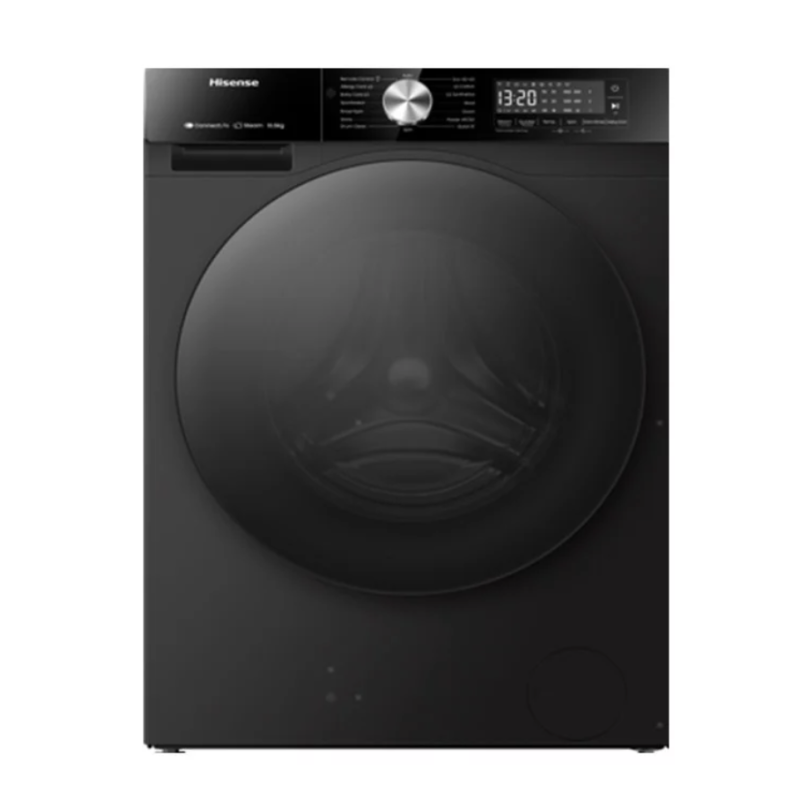 Lave-linge séchant 1400 trs/min 10,5kg / 6kg Noir - HISENSE - WD3S1043BB